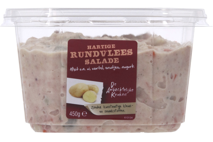Rundvlees salade (Bakje, 450g)