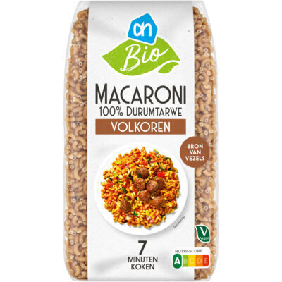 AH Biologisch Macaroni volkoren (500g)