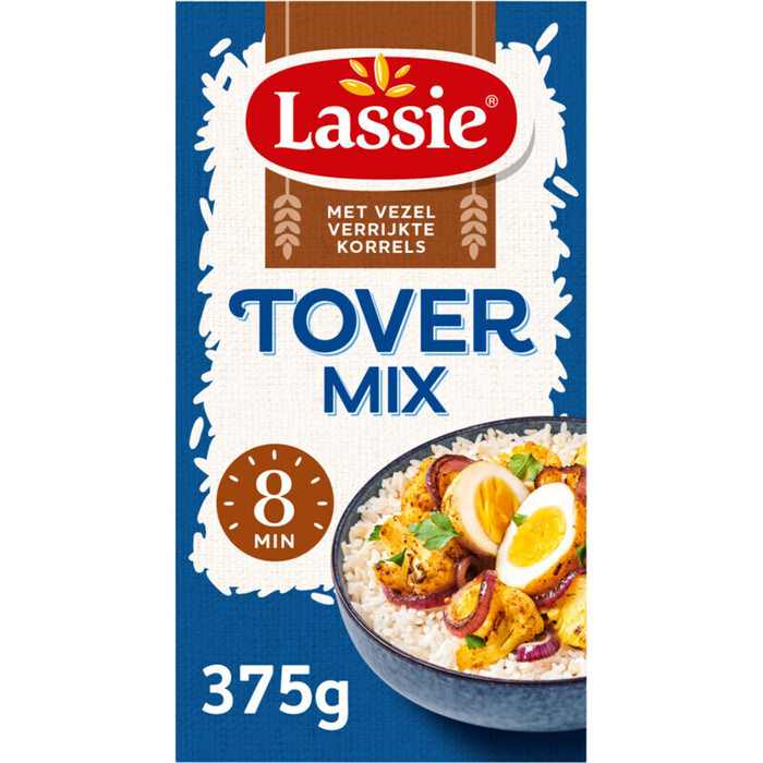 Lassie Tover mix met vezel verrijkte korrels (375g)