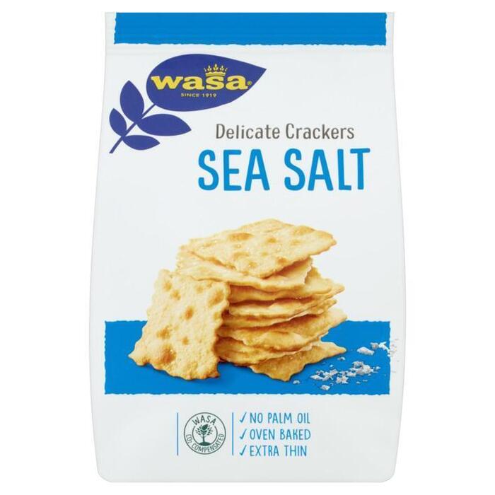 Wasa Delicate Crackers Sea Salt 180g (125g)