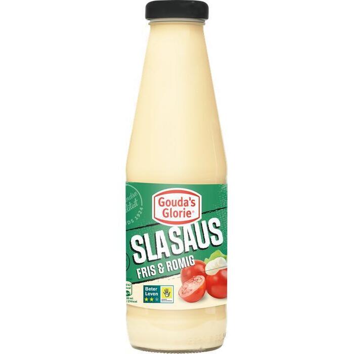 Slasaus 100% natuurlijk (Fles, 0.5L)