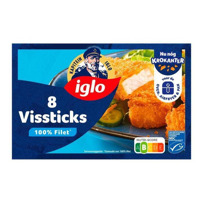 Iglo Vissticks 8 stuks 240g (224g)