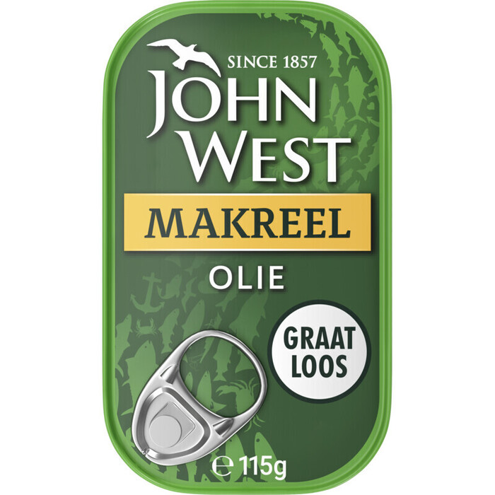 John West Makreel Olie 115g (115g)