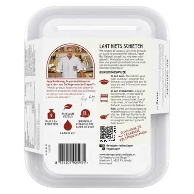 Vegetarische Slager Vegan rul gehackt XL (300g)