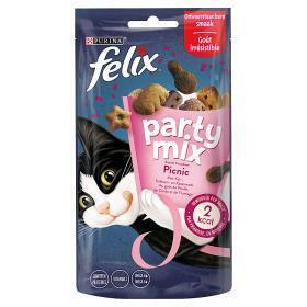 PURINA® FELIX Party Mix Snacks Picnic Snacks met Kip-, Kaas- & Kalkoensmaak 60 g (60g)