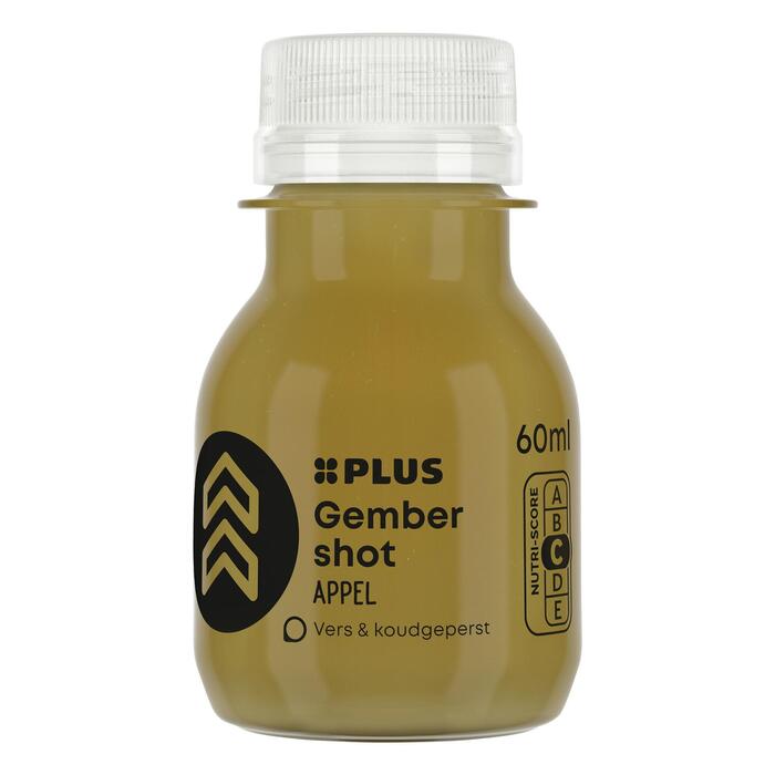 PLUS Appel gember citroen shot (Fles, 60ml)