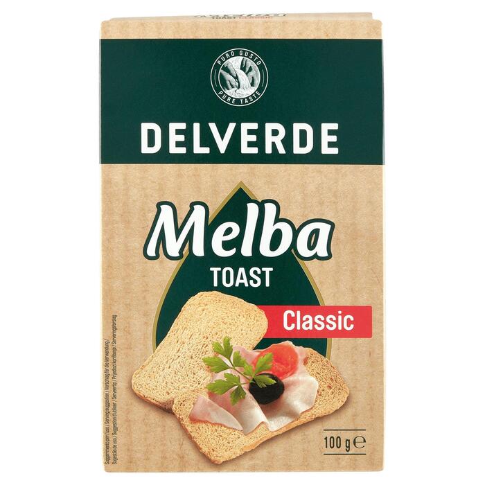 Van der Meulen Melba toast naturel (Doos, 100g)