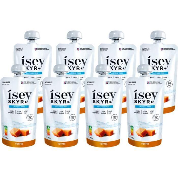 Isey Skyr pouch Toffee 8 x 140g (140g)