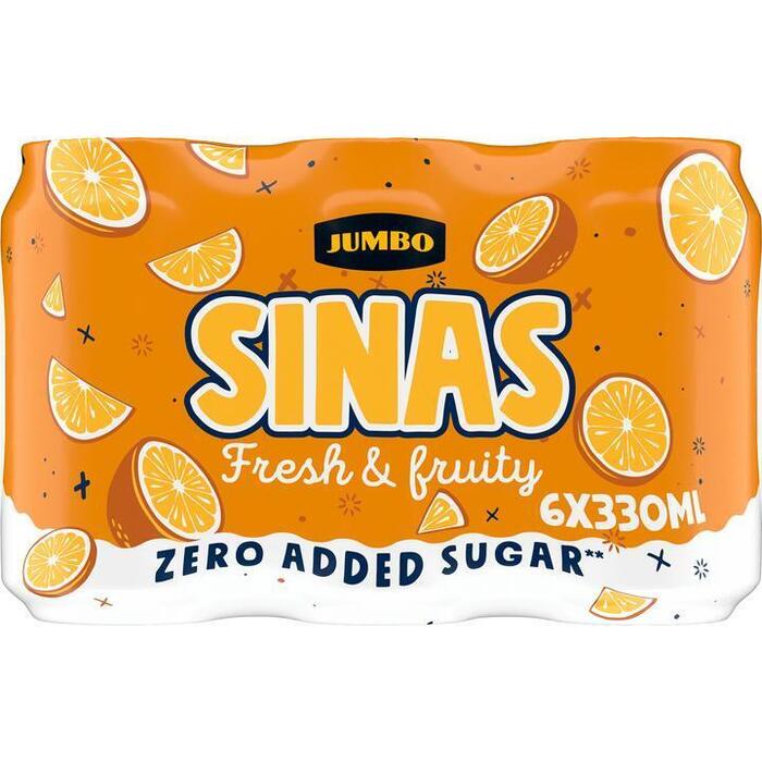 Jumbo Sinas Zero - Blik - 6 x 330ml (6 × 33cl)
