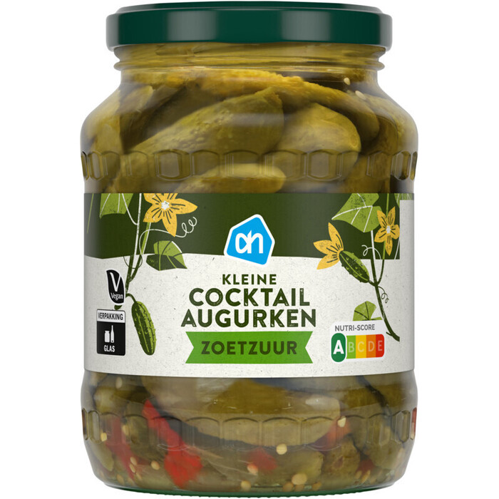 AH Zoetzure cocktail augurken (330g)
