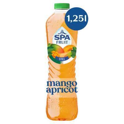 SPA FRUIT Niet-Bruisende Fruitige Frisdrank Mango Apricot 1,25 L (Fles, 1.25L)
