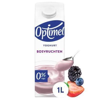 Bosvruchten yoghurt 0,0% vet (Pak, 1L)