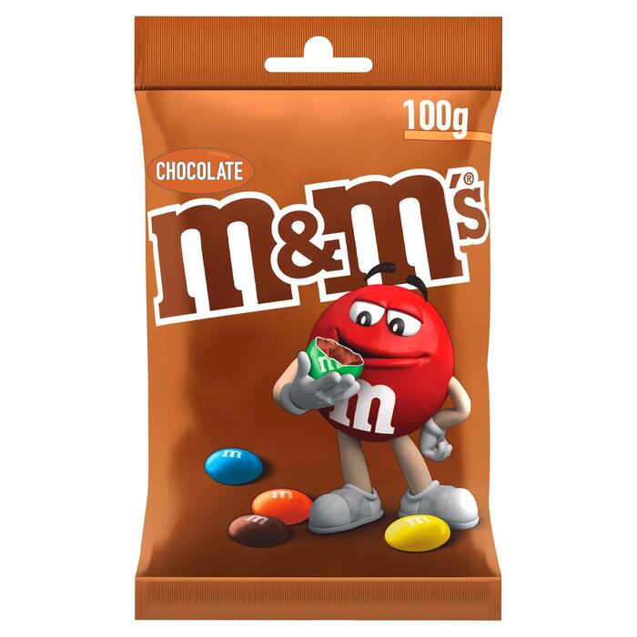 M&M's CHOCOLATE Chocoladedragees 100 GRM Zak (Zak, 100g)