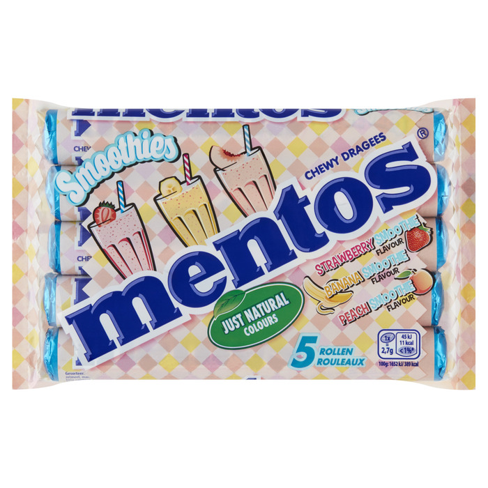 Mentos Chewy Dragees Smoothies 5 x 37,5 g (188g)