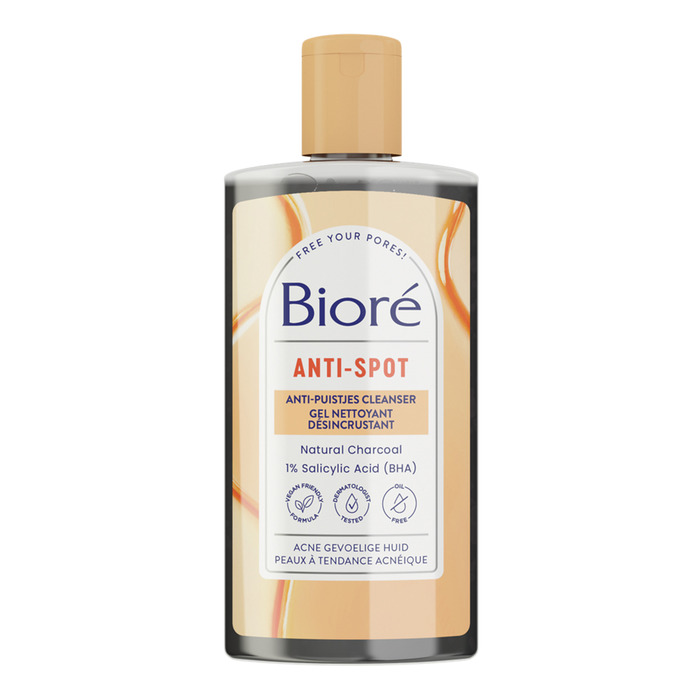 Bioré Anti-puistjes cleanser houtskool (200ml)