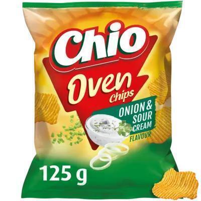 Chio Oven Chips Onion & Sour Cream Flavour 125 g (125g)