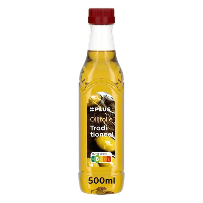 PLUS Olijfolie Traditioneel  500ML (Fles, 0.5L)