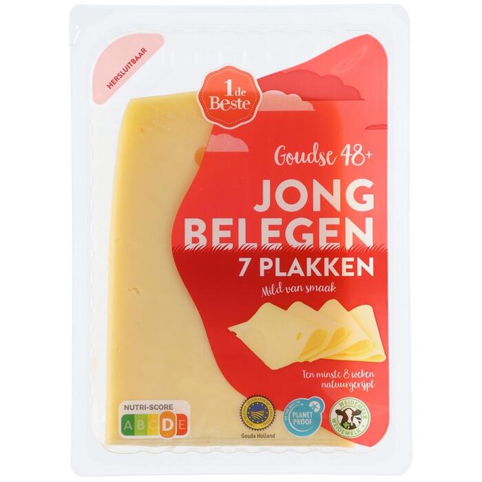 1 de Beste Jong belegen 48+ plakken (190g)