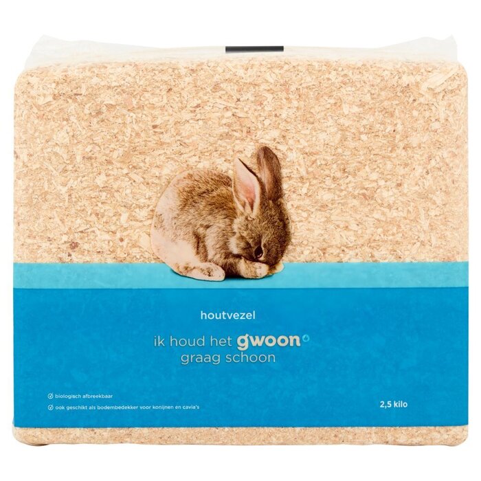 g'woon Houtvezel 2,5 kg (2.5kg)