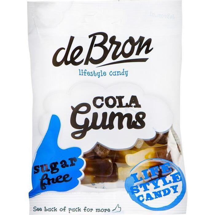 De Bron Cola Gums Sugarfree 100g (100g)