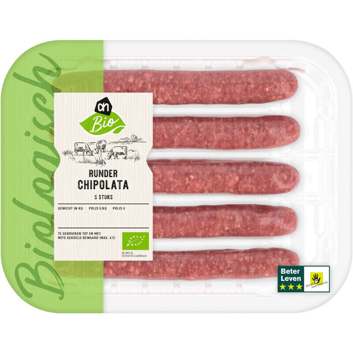 AH Biologisch Runderchipolata (5 × 45g)