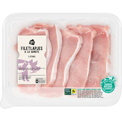 AH Filetlapjes à la minute naturel (350g)