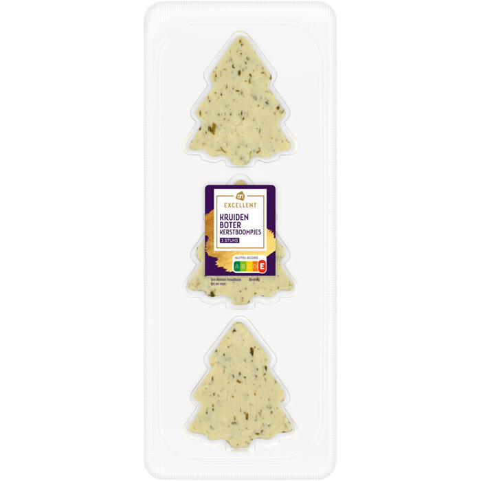 AH Excellent Kruidenboter kerstboompjes (90g)