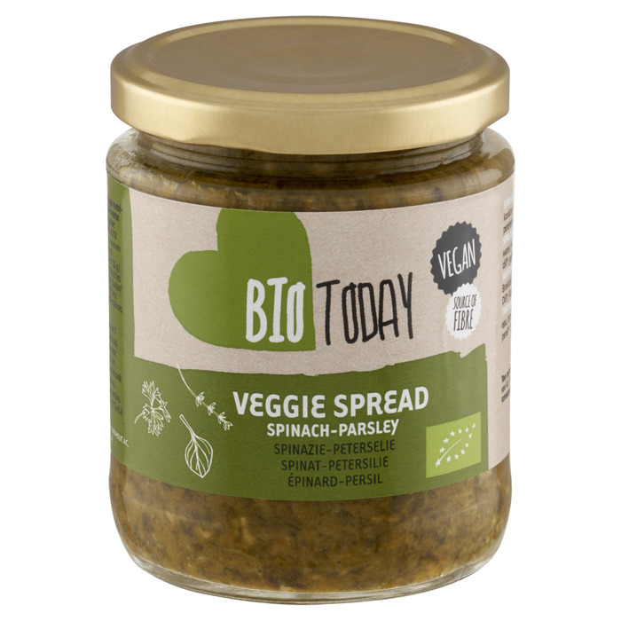 BioToday Veggie Spread Spinazie-Peterselie 235g (235g)