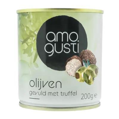 Amogusti Olijven met truffelsmaak (200g)