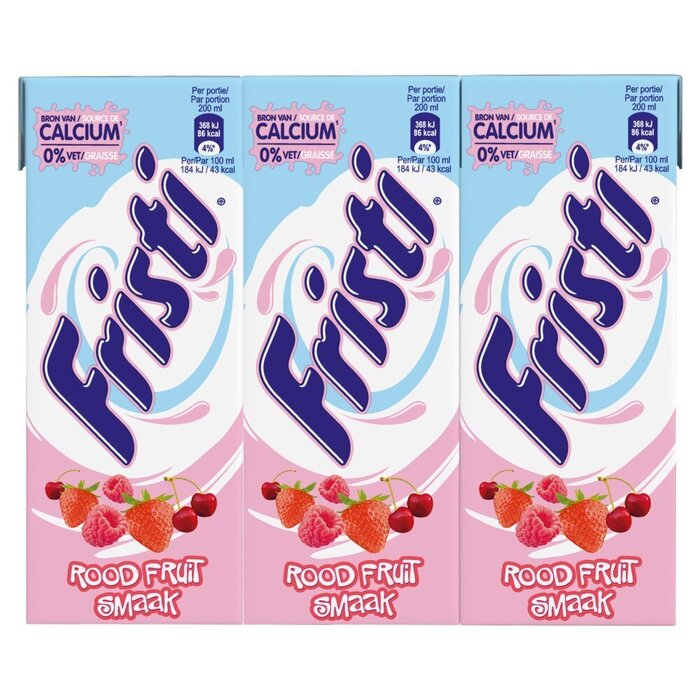 Yoghurtdrank rood fruit 6 x 200 ml (Set, 200ml)