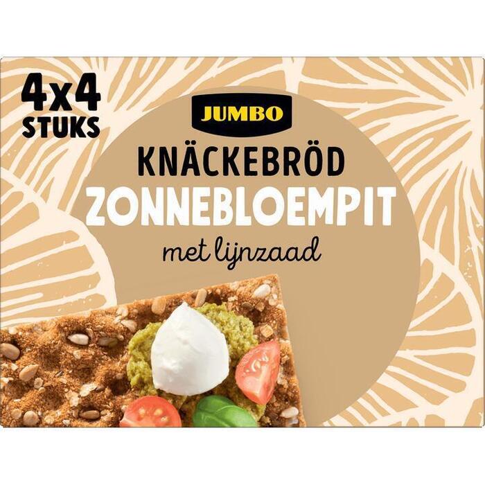 Jumbo Knäckebröd Zonnebloempit 4 x 4 Stuks (265g)