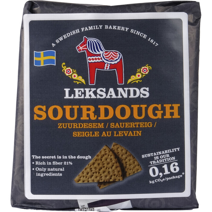 Leksands Zweeds rogge knackebrod punt zuurdesem (200g)