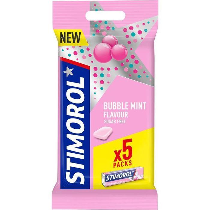 Stimorol Bubble Mint Flavour 5 x 14g (70g)