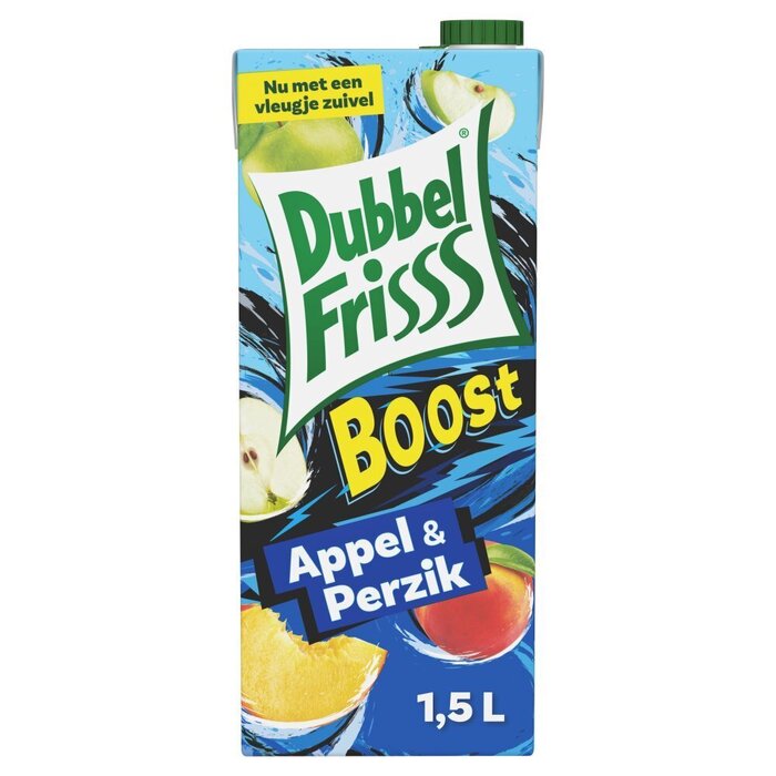 Appel perzik boost (drankkarton, 1.5L)