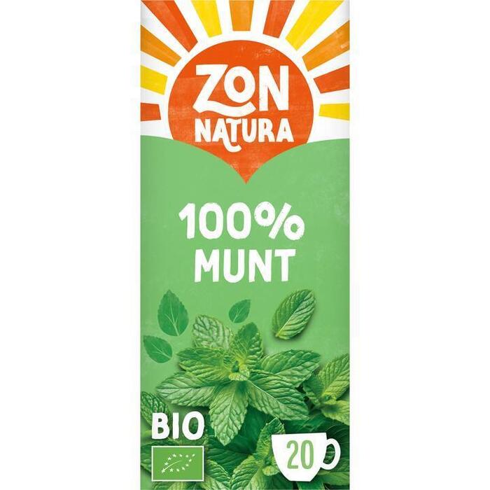 Zonnatura Thee munt bio (zakjes, 33g)