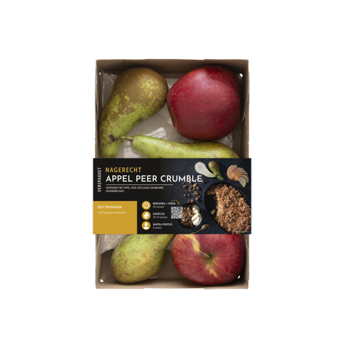 Verspakket peer appel crumble (1.1kg)