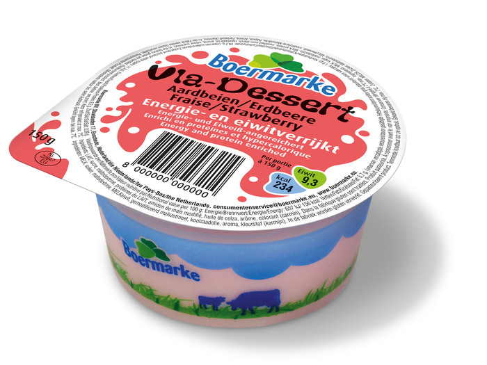 VERRIJKTE AARDBEIENVLA (150g)