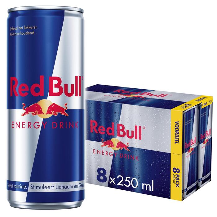 Red Bull Energy Drink 8-pack 250ML (Set, 2L)