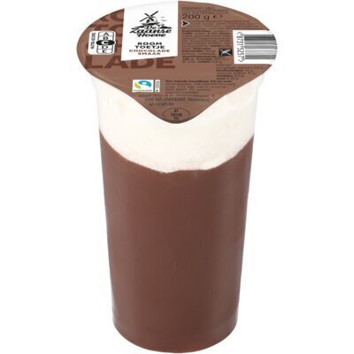 Roomtoetje chocolade (bak, 200g)