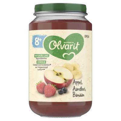Appel aardbei banaan 8 mnd (Pot, 200g)