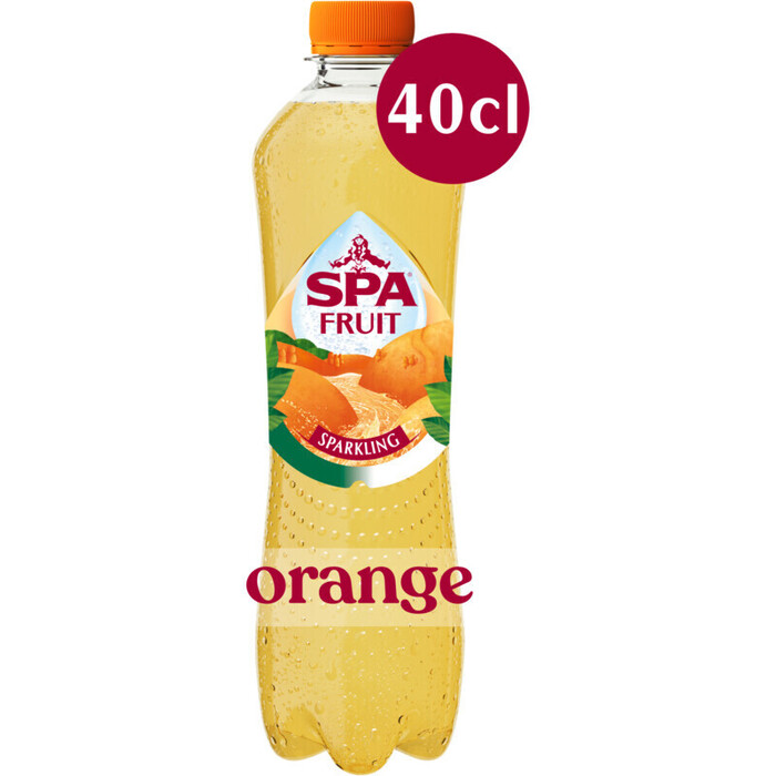 SPA FRUIT Bruisende Fruitige Frisdrank Orange 40 cl (Fles, 40cl)
