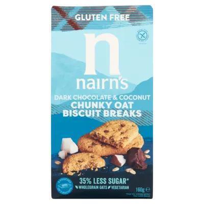 Nairn's Gluten free chunky oats blueber & raspbe (160g)