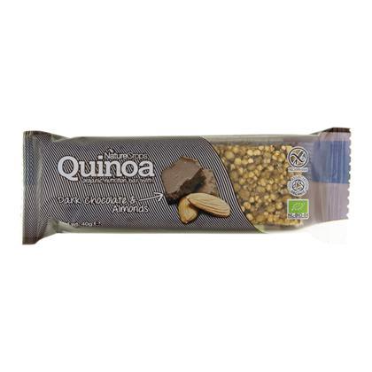 NatureCrops Quinoa bar dark chocolate & almonds (40g)