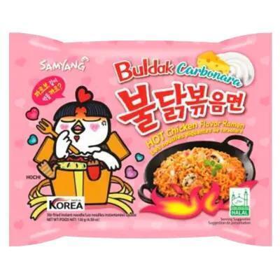 Samyang Buldak hot chicken ramen carbonara (130g)