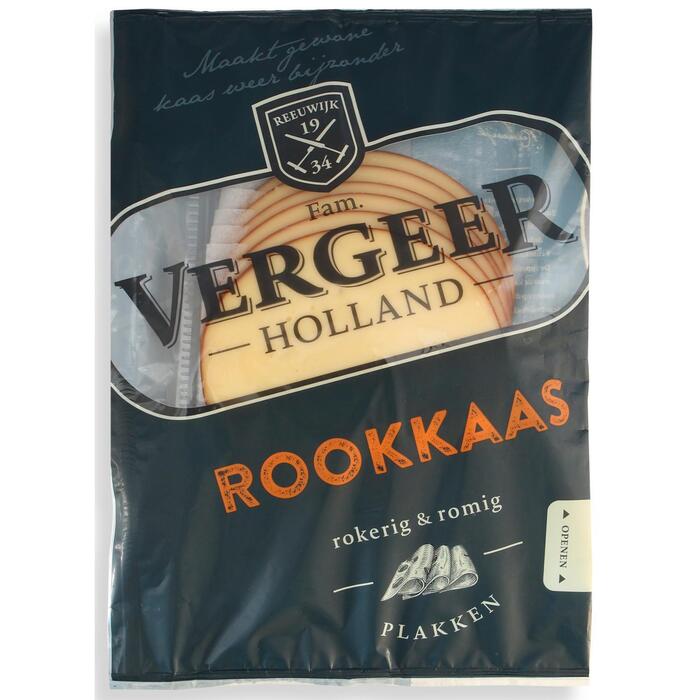 Vergeer Holland Kaas Plakken Rookkaas 175g (175g)