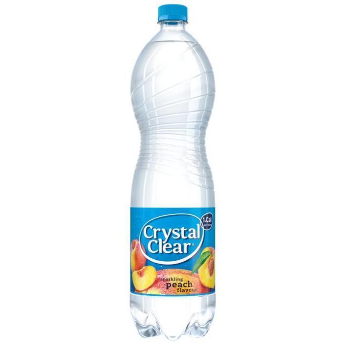 Crystal Clear Sparkling peach (Fles, 1.5L)