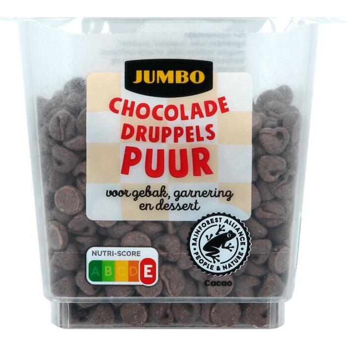Jumbo Chocolade Druppels Puur 125g (125g)