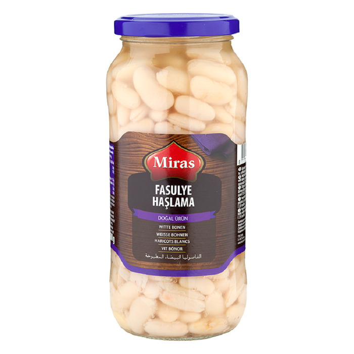 Gekookte Witte Bonen (pot, 570g)