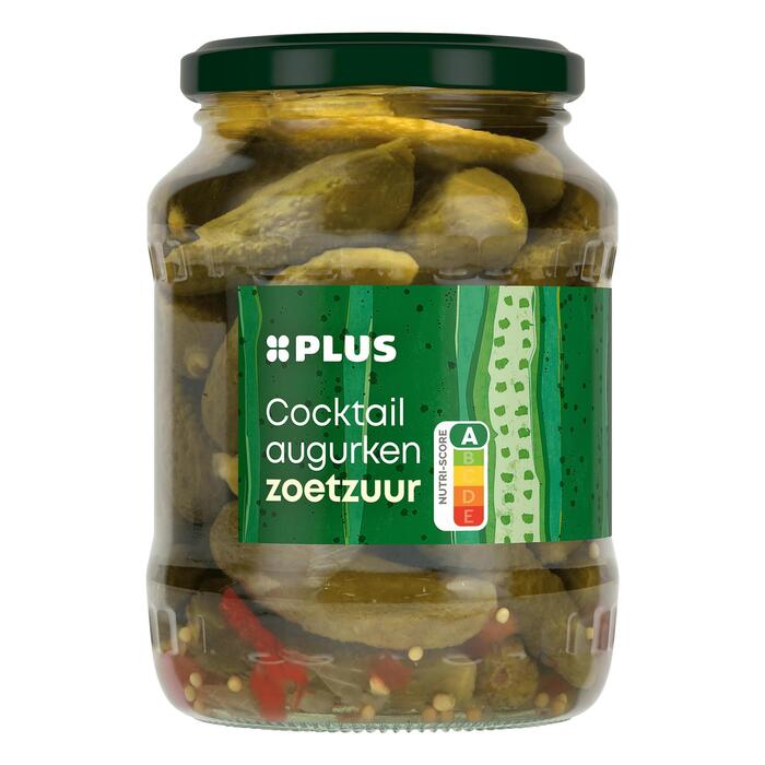 Cocktailaugurken zoetzuur (Pot, 330g)