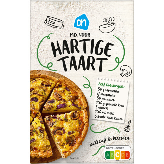 AH Mix voor hartige taart (210g)